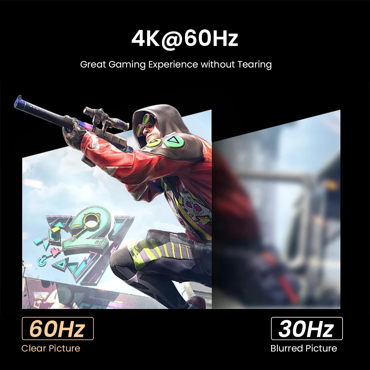 Verilux HDMI to Type C Cable 6 ft for MacBook Pro and iPad Pro with PD 60W Charging | Sleek Alloy Housing Design