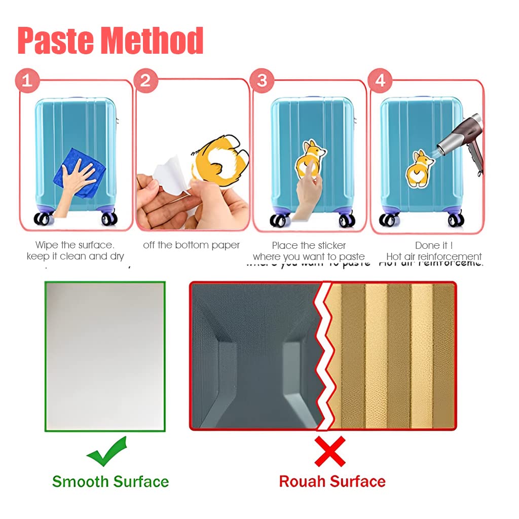 ELEPHANTBOAT Harry Potter Stickers for DIY Crafts with Waterproof UV Film | 50pcs PVC Set