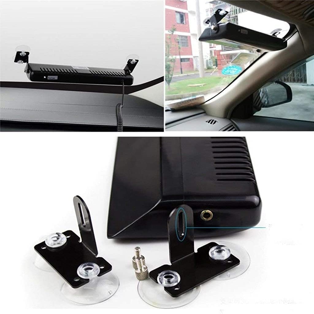 Police Light for Car with 14 Flash Modes and 4 Suction Cups, Red Blue 12V Interior Strobe | Universal for Truck SUV