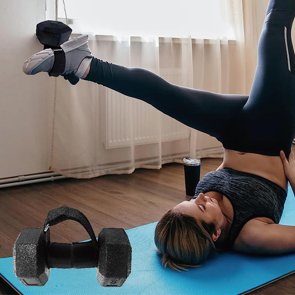 Proberos Feet Dumbbell Attachment for Home Leg Workouts with 360° Foot Stretching | Tibialis Trainer for Ankle and Shin Strength