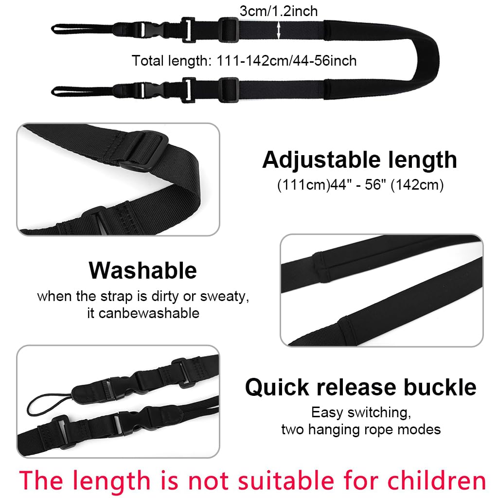 ZORBES Camera Shoulder Strap for DSLR and Mirrorless Cameras with Quick Release | Adjustable Shock Relief Sling