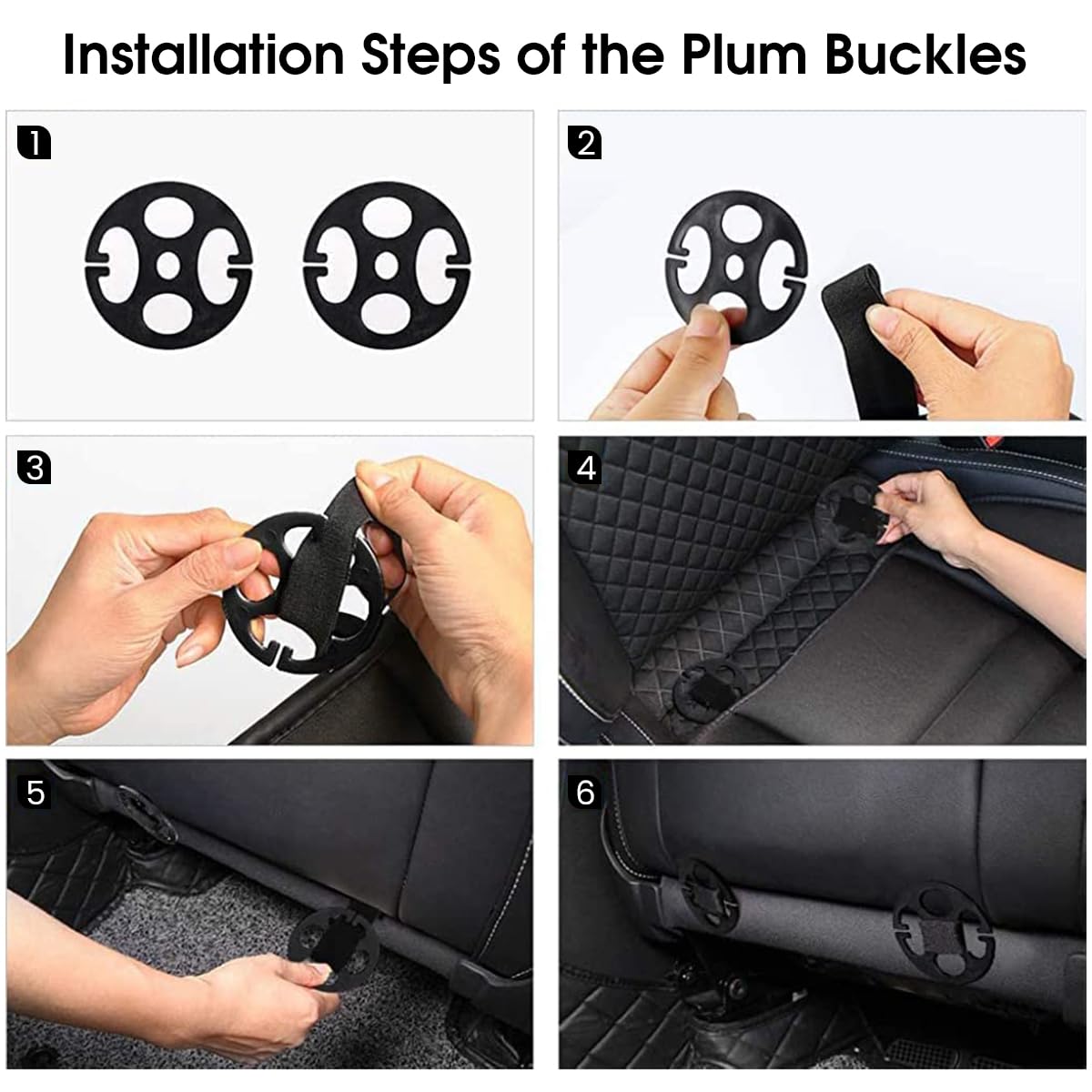STHIRA Car Seat Cover for Summer with Non Slip Silicone Dots and Grey Polyester Fabric | Universal Fit