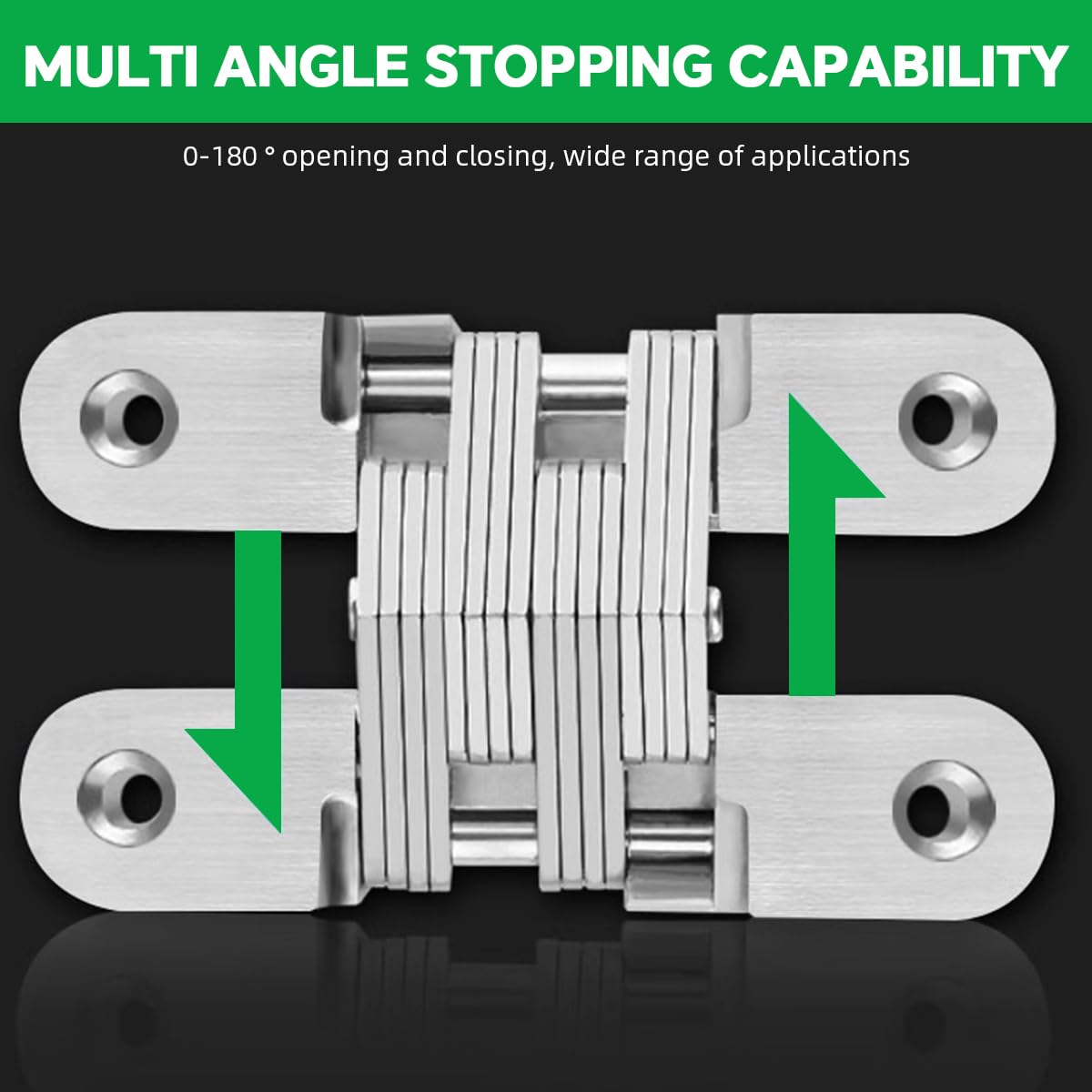 Serplex Hidden Door Hinges for 20mm Doors with 10KG Support and Quiet Concealed Design