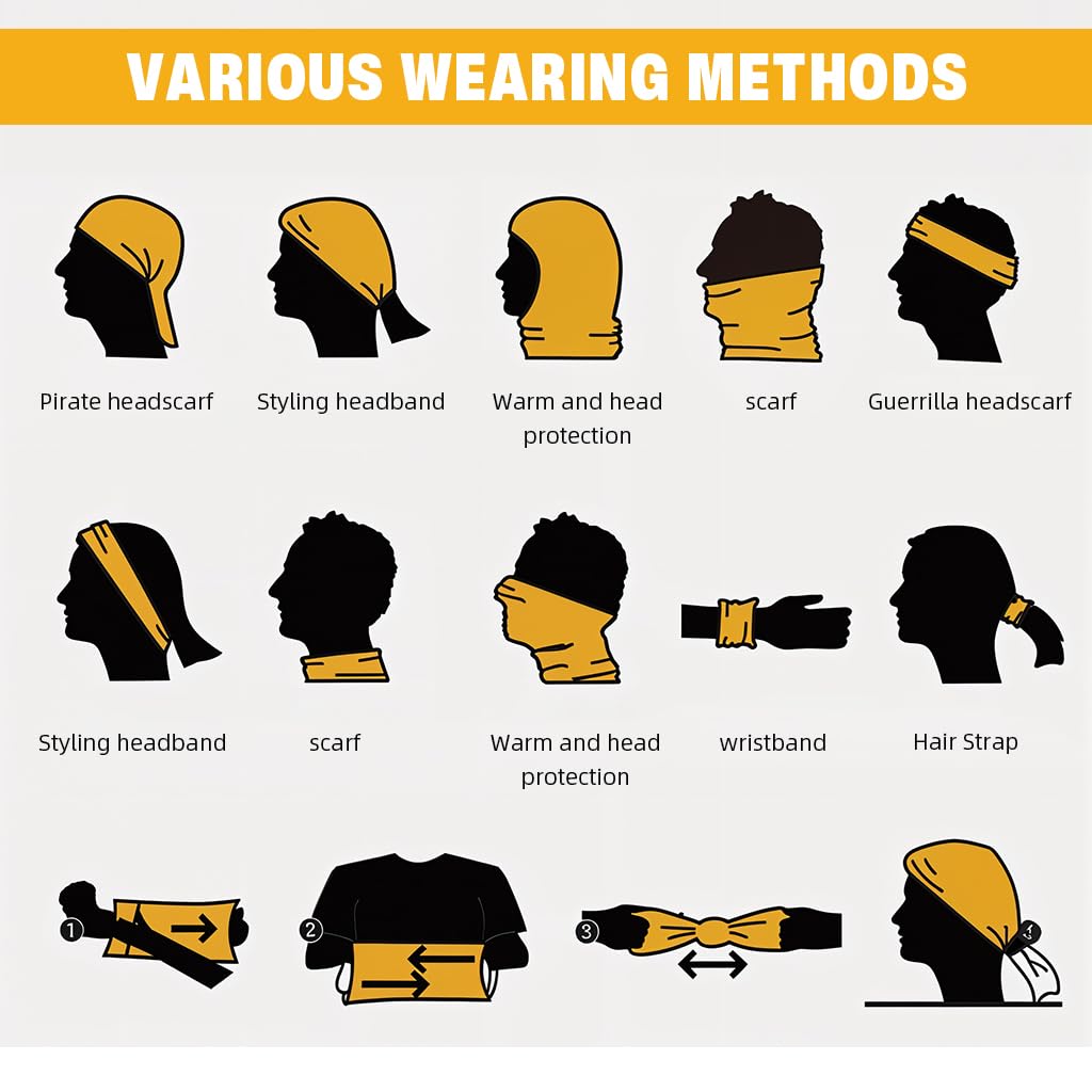 Proberos Neck Gaiter Face Mask for Outdoor Sports featuring Windproof UV Protection | Breathable Quick Dry Fabric for Men and Women