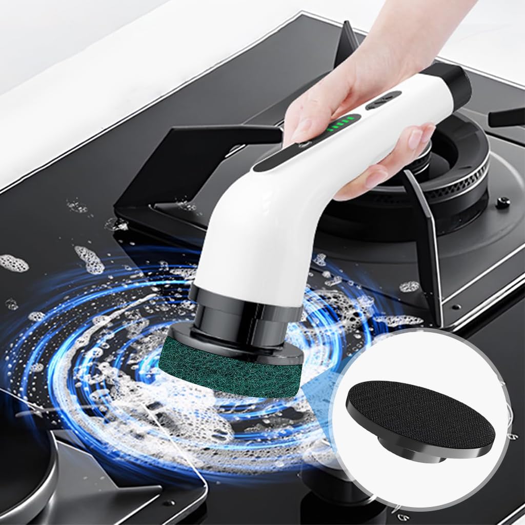 Supvox Replacement Link Board and Hook and Loop Patch for Electric Scrubber | Easy Installation and Secure Pad Grip