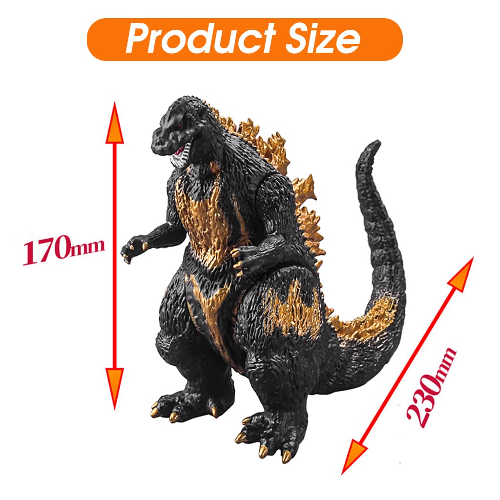 PATPAT  GodZilla Toys 6.7'',King of Monster Model Collection God-Zilla Action Figures Soft Touch Vinyl PVC Monster Toy Dinosaur Toys for Kids Birthday Christmas Gifts for Boys Girls