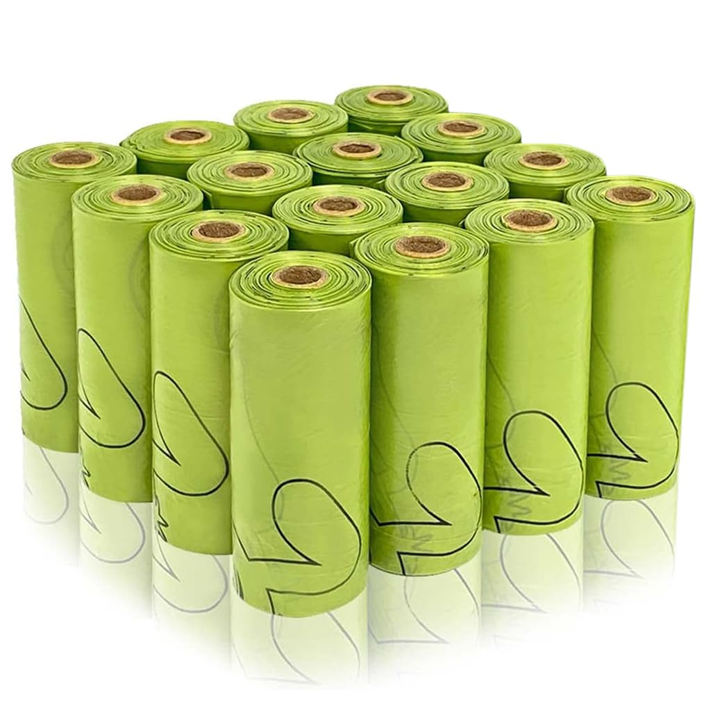 Qpets Dog Poop Bag for Walking featuring Leakproof Design and 240 pcs 9×13 in Biodegradable | Eco-Friendly Waste Bags for Pet Owners