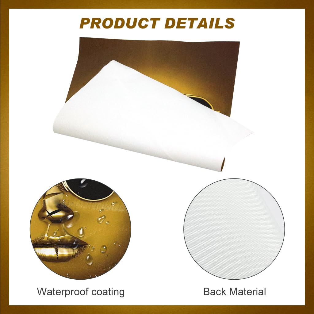 HASTHIP 3D Metal Figure Wall Art for Home and Office featuring Couple Love Heart 30x40cm Gold