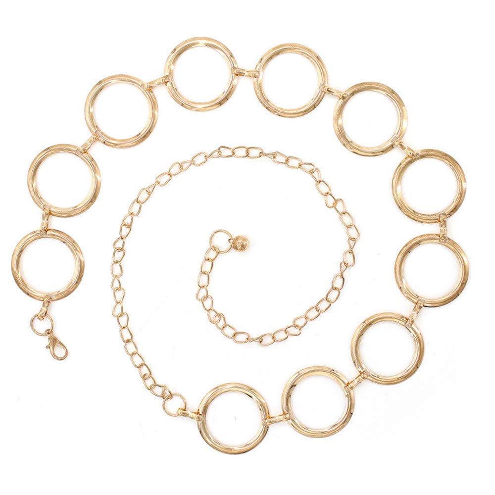 ZIBUYU® Women Trendy Metal Link Waist Chain