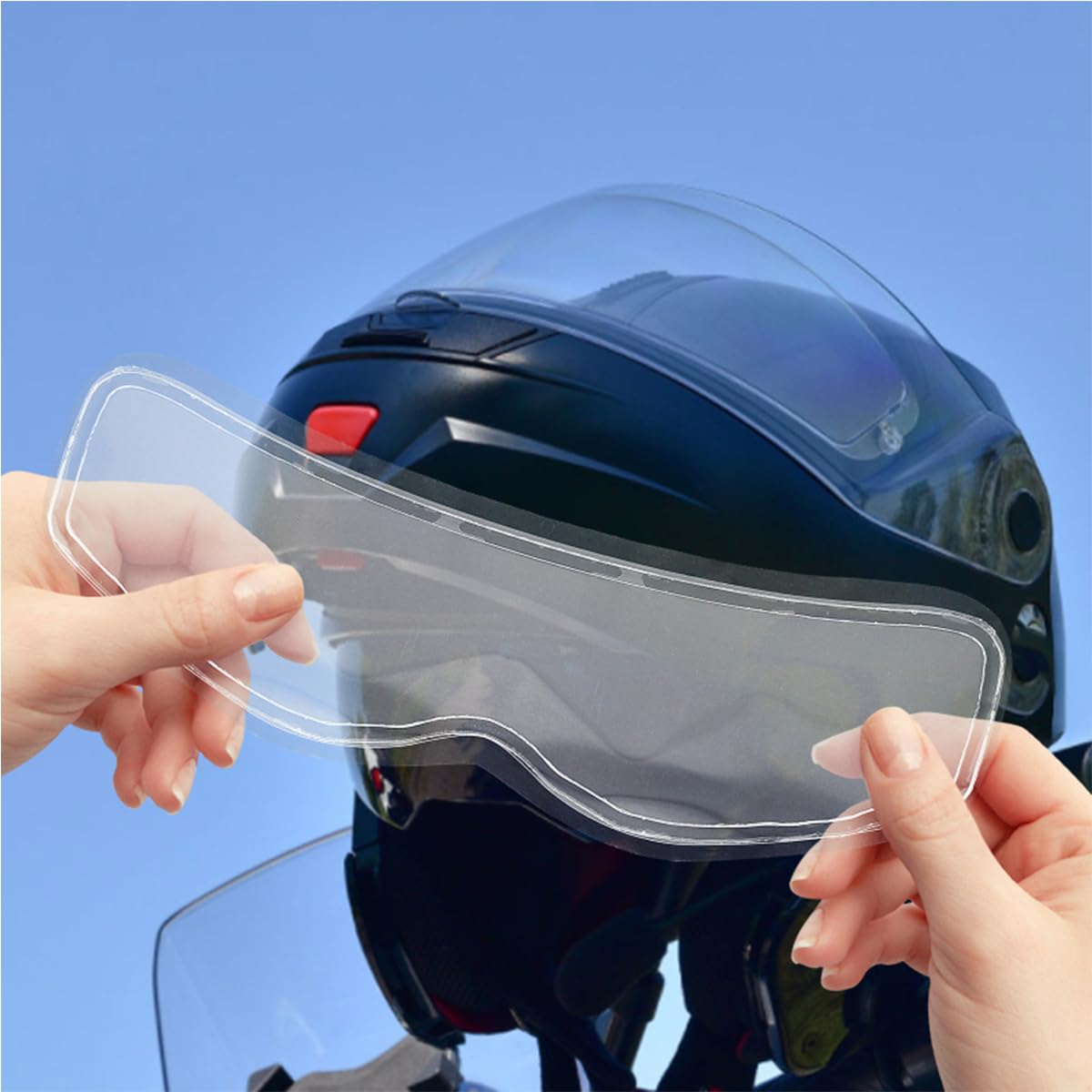 STHIRA Anti Rain Film for Motorcycle Helmet with Anti Fog Protection | 2Pcs Universal Visor Safety Set