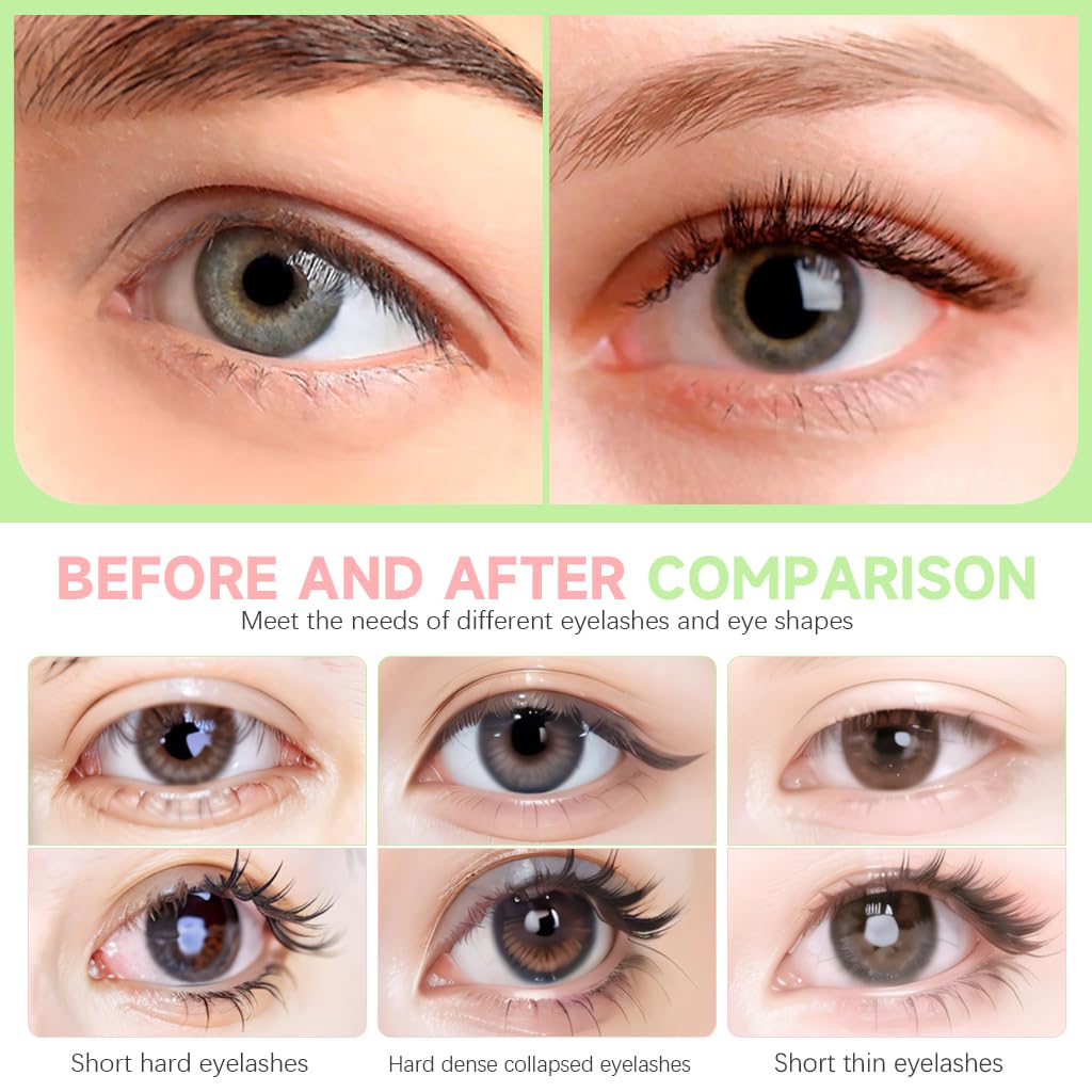 MAYCREATE Eyelash Curler Set 3pcs for All Lash Types featuring Mini Precision Curlers | Ergonomic Grip