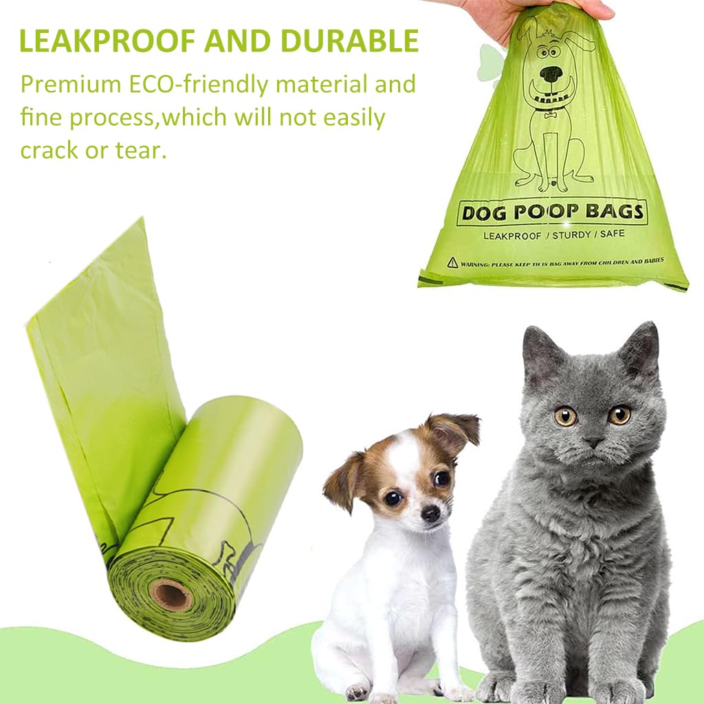Qpets Dog Poop Bag for Walking featuring Leakproof Design and 240 pcs 9×13 in Biodegradable | Eco-Friendly Waste Bags for Pet Owners