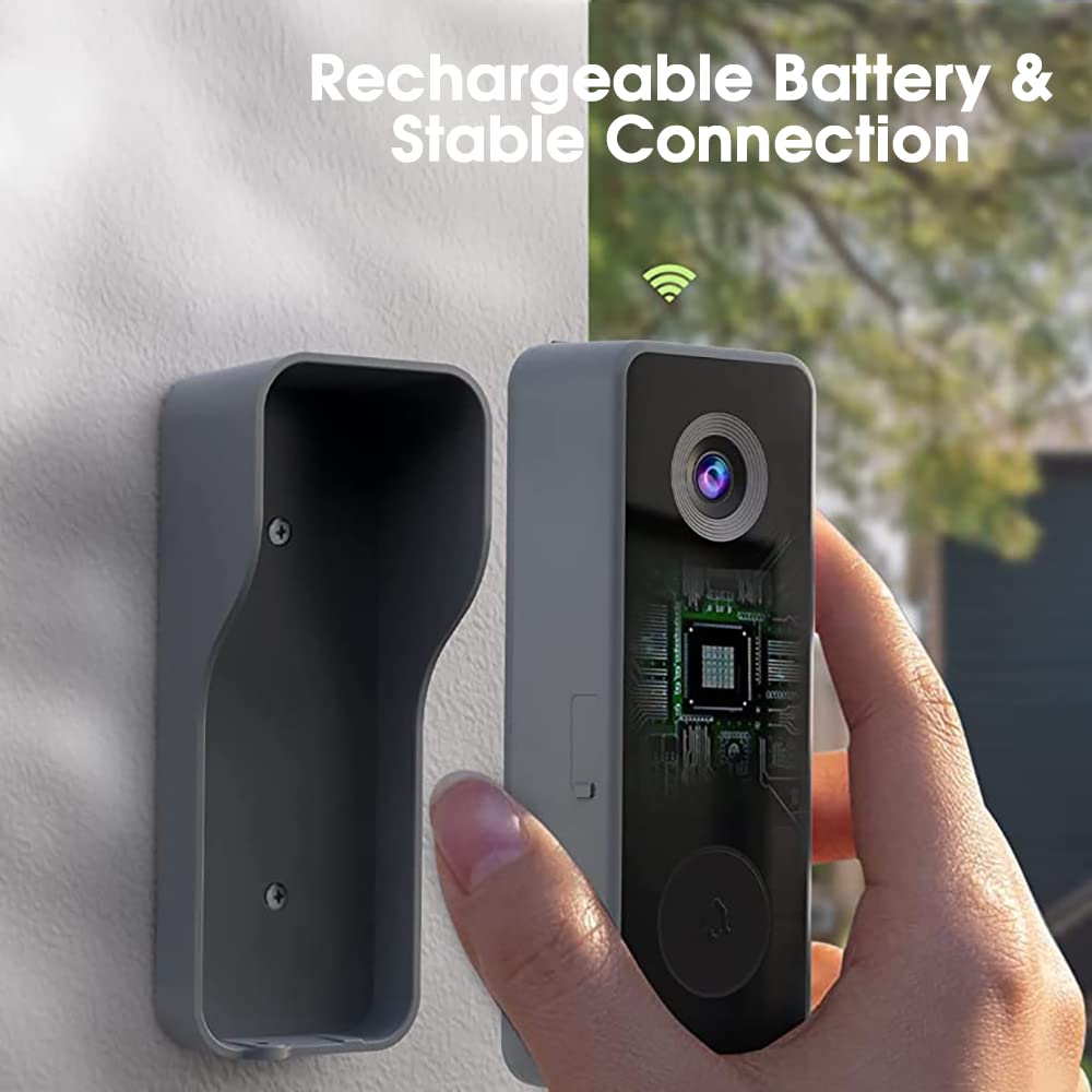 Video Door Bell for Home 1080P HD Wifi Smart Door Bell with 4500mAh Battery | IP66 Waterproof