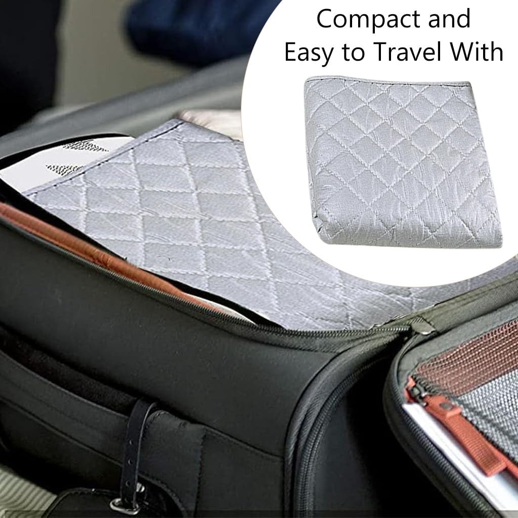 HASTHIP Ironing Blanket for Tabletop Use with 18.8x33.5 in Foldable Design | Heat Resistant Cotton Mat