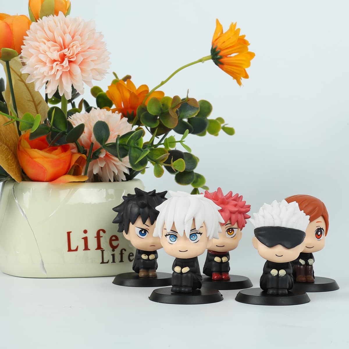 PATPAT Anime Action Figures for Desk and Room Decor with 5Pcs 3.5 in PVC Figurines | Gift for Fans