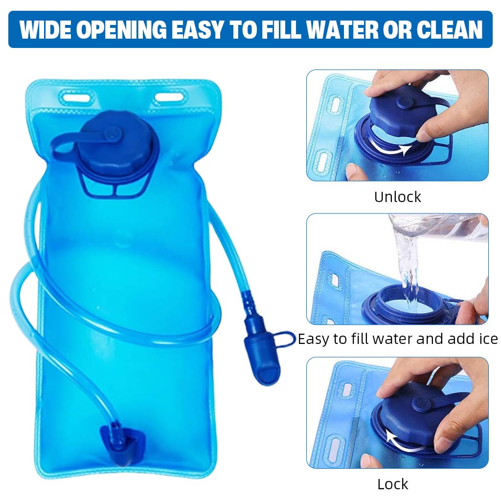 Proberos Hydration Backpack for Hiking and Trail Running with 3L Water Bladder | 5L Multi Pocket Quick Dry Nylon Vest