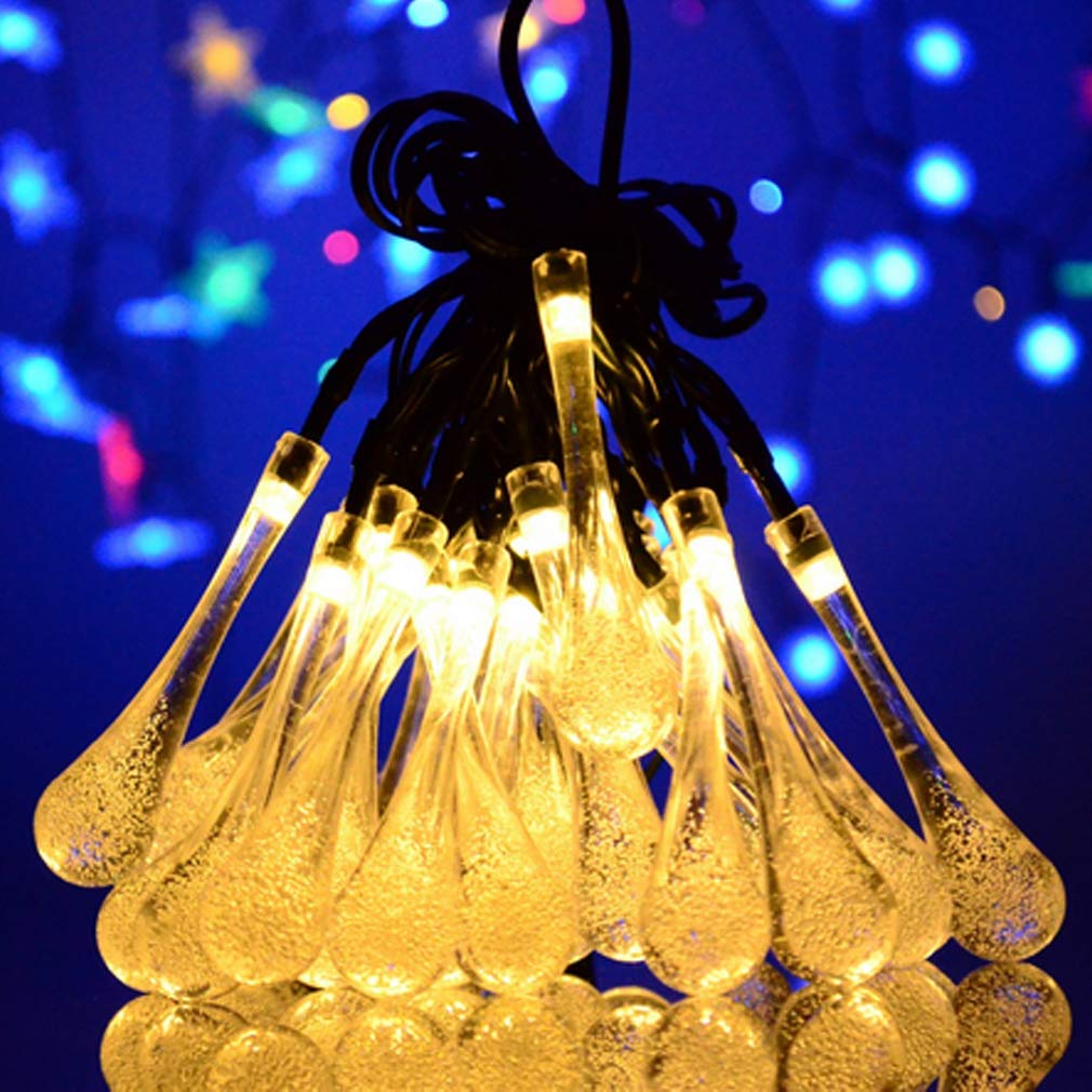 ELEPHANTBOAT Solar String Lights for Patio and Garden featuring 30 LEDs 21.3 ft | 8 Modes IP65
