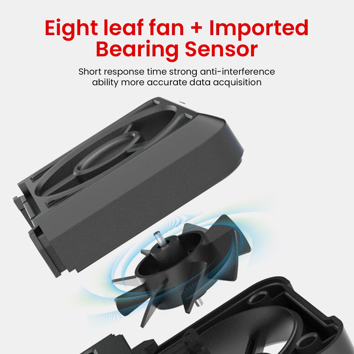 Serplex Digital Anemometer for Sailing and HVAC with 2.26 inch LCD | Measures Wind Speed and Humidity