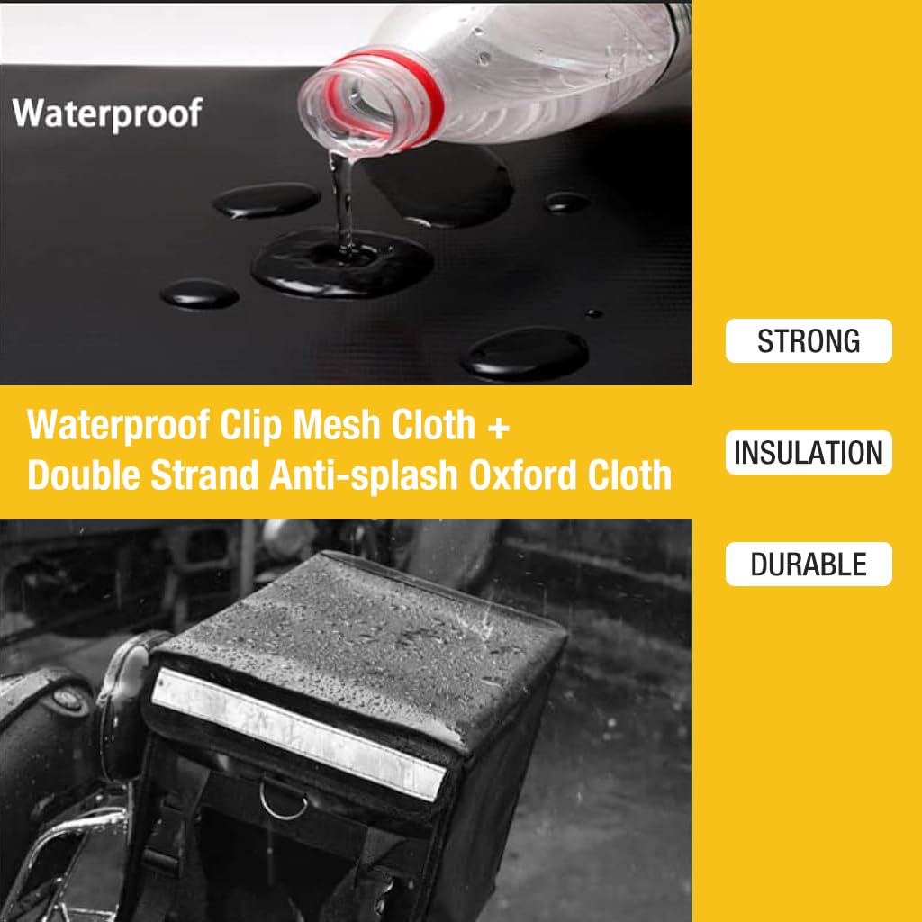 HASTHIP Food Delivery Bag for Catering and Camping with 32L Capacity | Waterproof Foldable Design