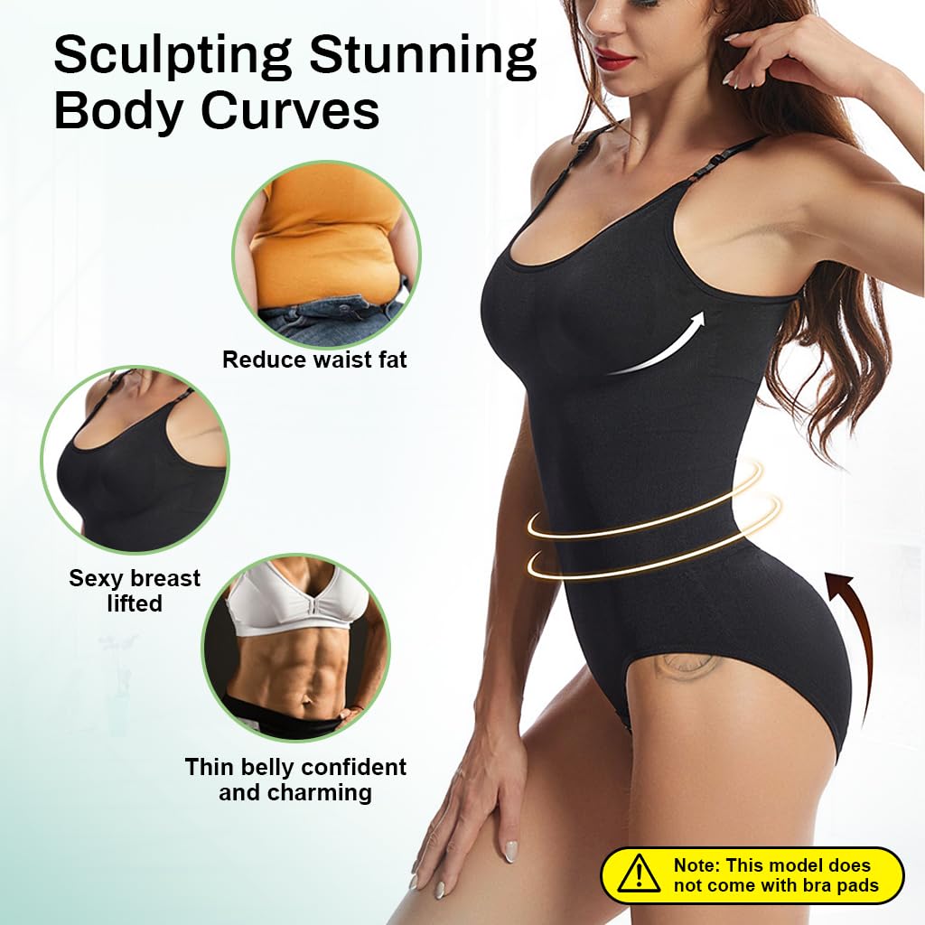 PALAY Tummy Control Shapewear Bodysuit for Women with Adjustable Buckle and Nylon Fabric | XXL 32cm Waist Slimming Body Shaper