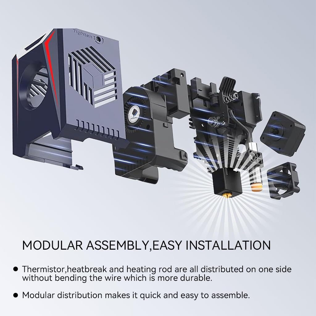 Serplex Replacement 3D Printer Hotend for Anycubic Kobra 2 Series with High Precision & Easy Installation