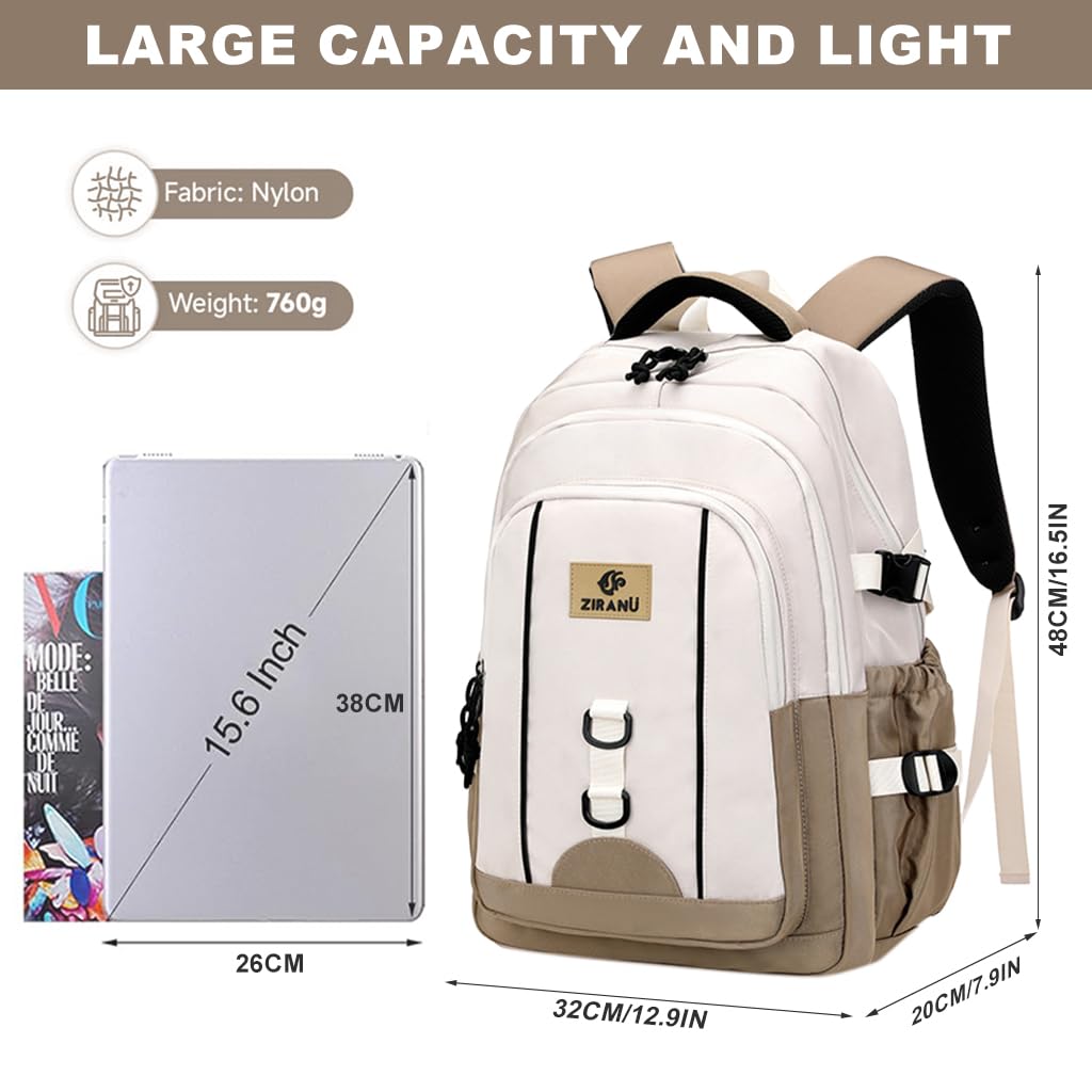 PALAY School Backpack for College and Travel with 16 Inch Laptop Compartment and Padded Straps