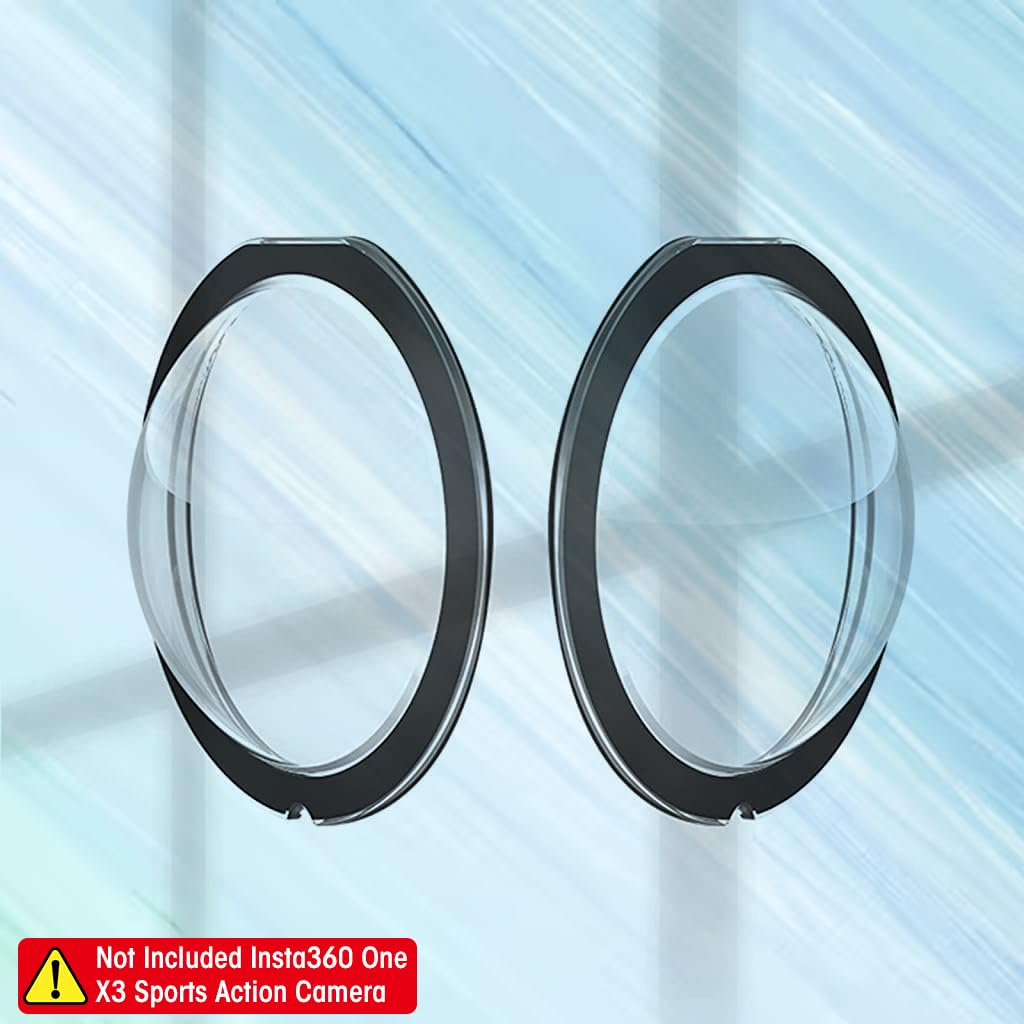 Insta360 One X3 Lens Cover with 9H Hardness Self Adhesive PC Material | Scratch Proof Protection