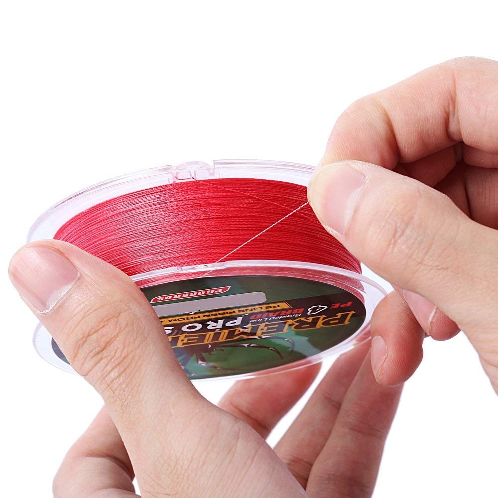 Verilux Fishing Line 100 m 4 Strands 70 lb PE with Low Stretch and Strong Knot Strength | Smooth Casting