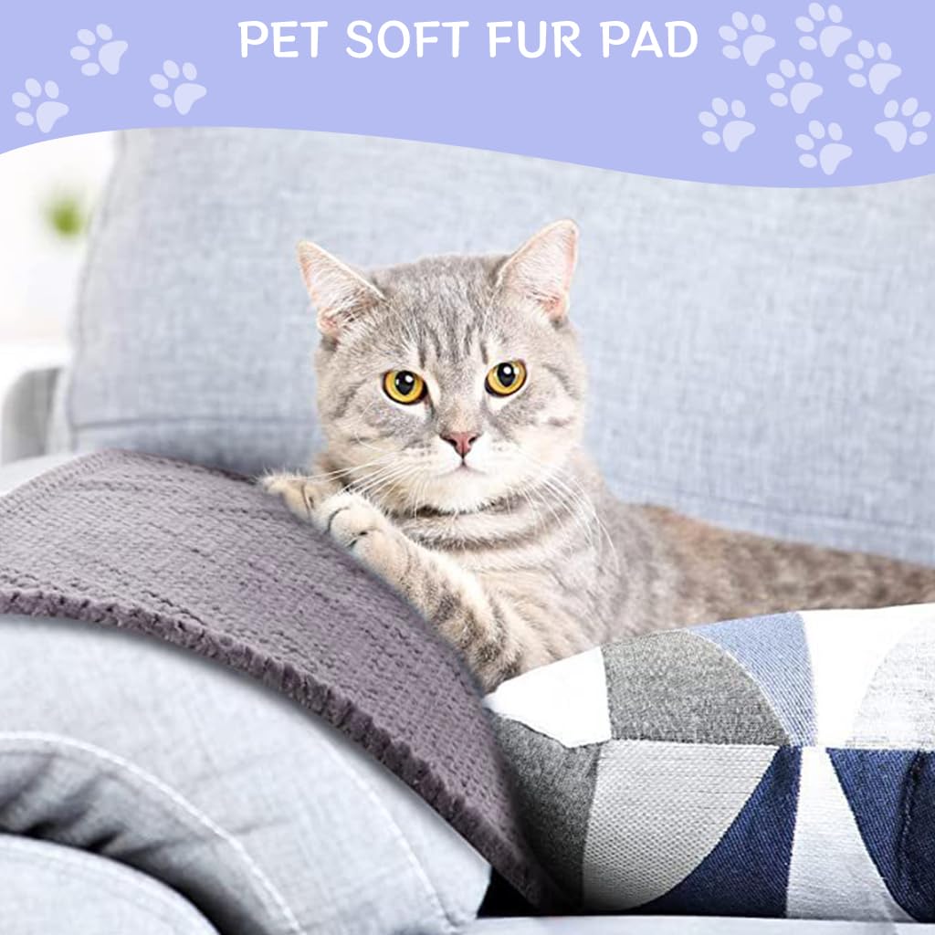 Qpets® Pet Blanket Soft Plush Blanket, Large Sleeping Blanket for Dogs Cats Warm Blanket Multipurpose Extra Large Bath Dry Towel for Dogs - 39.3x62.9 inches