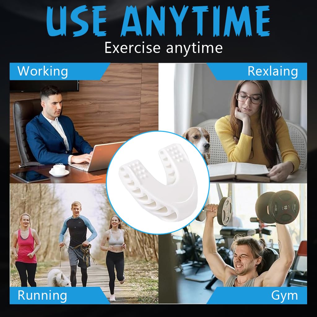 Proberos Jaw Exerciser for Men and Women with 40lbs Resistance Food Grade Silicone | Boost Facial Muscle Training