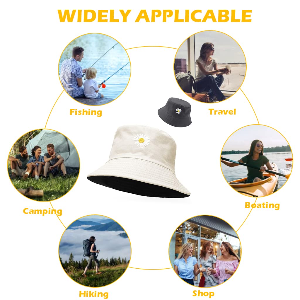 PALAY Women's Cotton Bucket Hat (Pack Of 1) (1_Multicolor_Free Size)