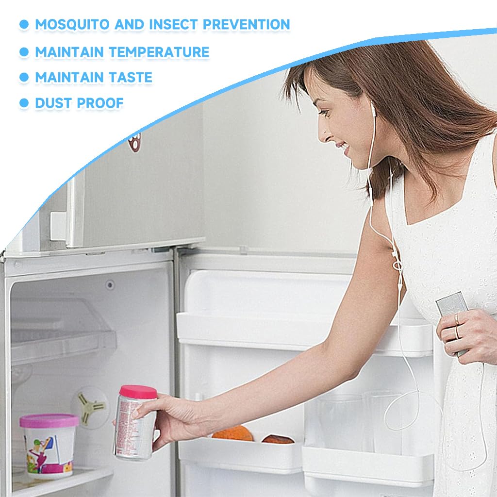 Supvox Silicone Can Lids for Soda and Beer with 2.5 in Universal Fit | 6 Color Set