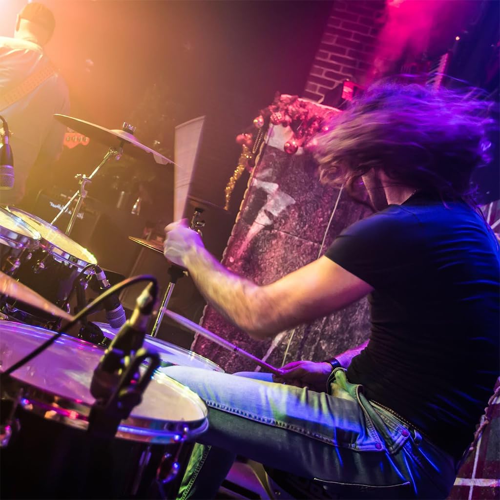 HASTHIP Drum Brushes for Jazz and Blues with Retractable Wires and Stainless Steel Tips