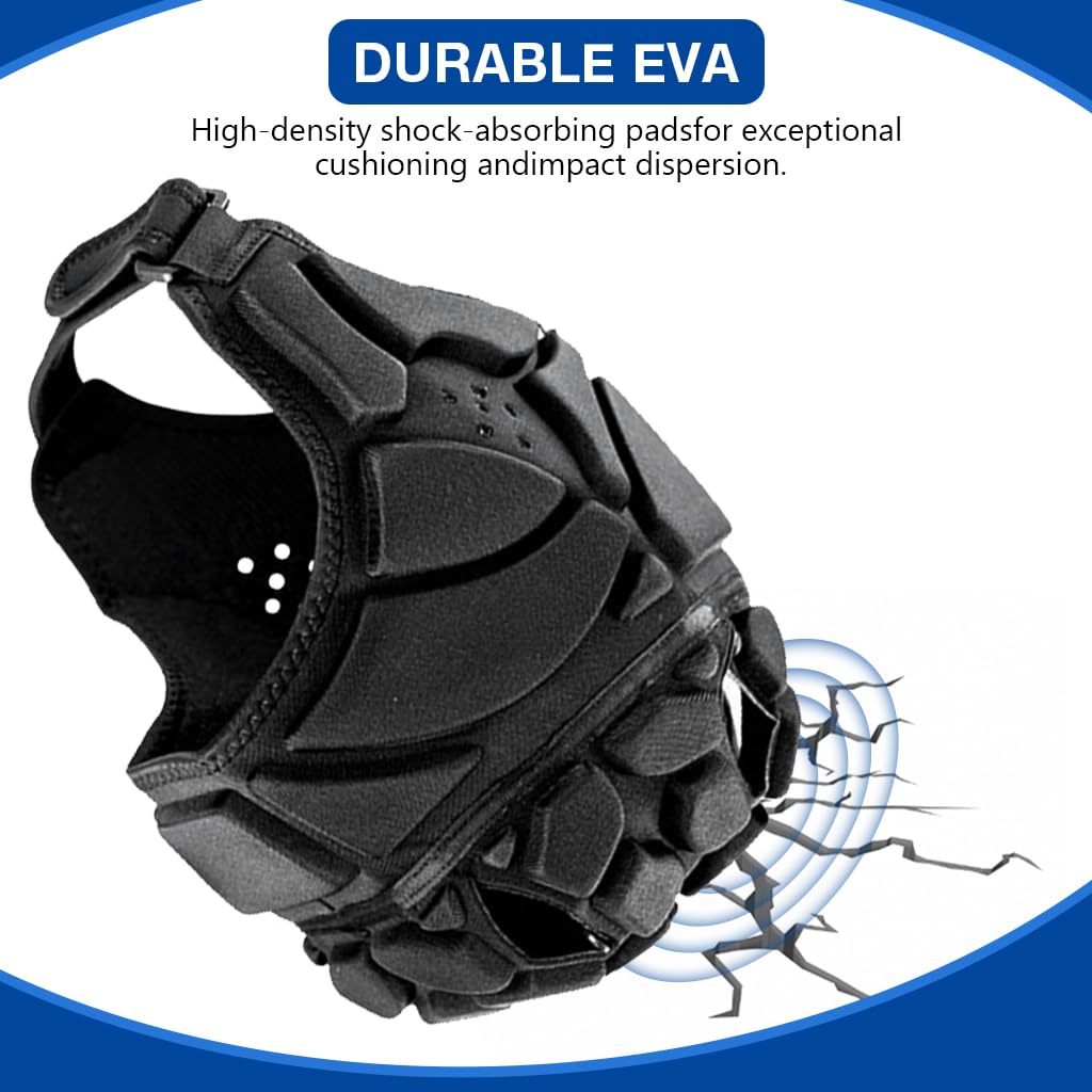 Proberos Kids Rugby Helmet Cushioning Cap for Ages 6–12 with 3D EVA Design | Full Head Protection