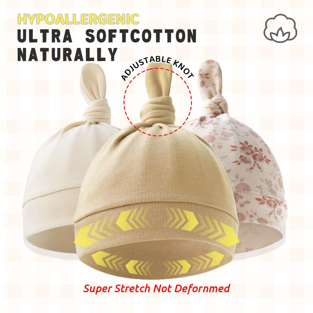 SNOWIE SOFT Baby Winter Cap Scarf Set for 0 to 3 Year Kids with Cartoon Bear Design | Soft Plush Warm Hat for Toddlers Boys Girls