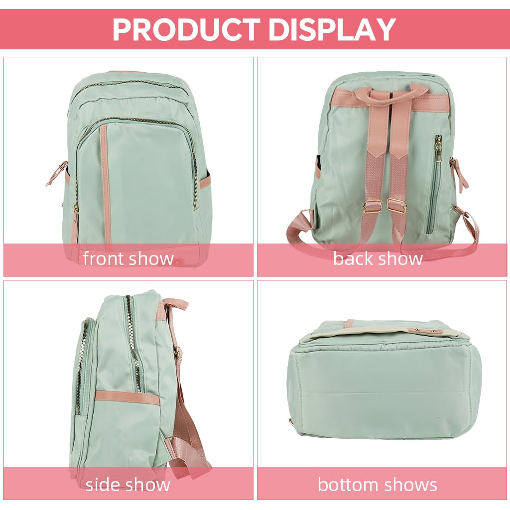 Zibuyu Travel School Bag Backpack for Girls with Multiple Compartments 26x13x35cm Oxford Fabric
