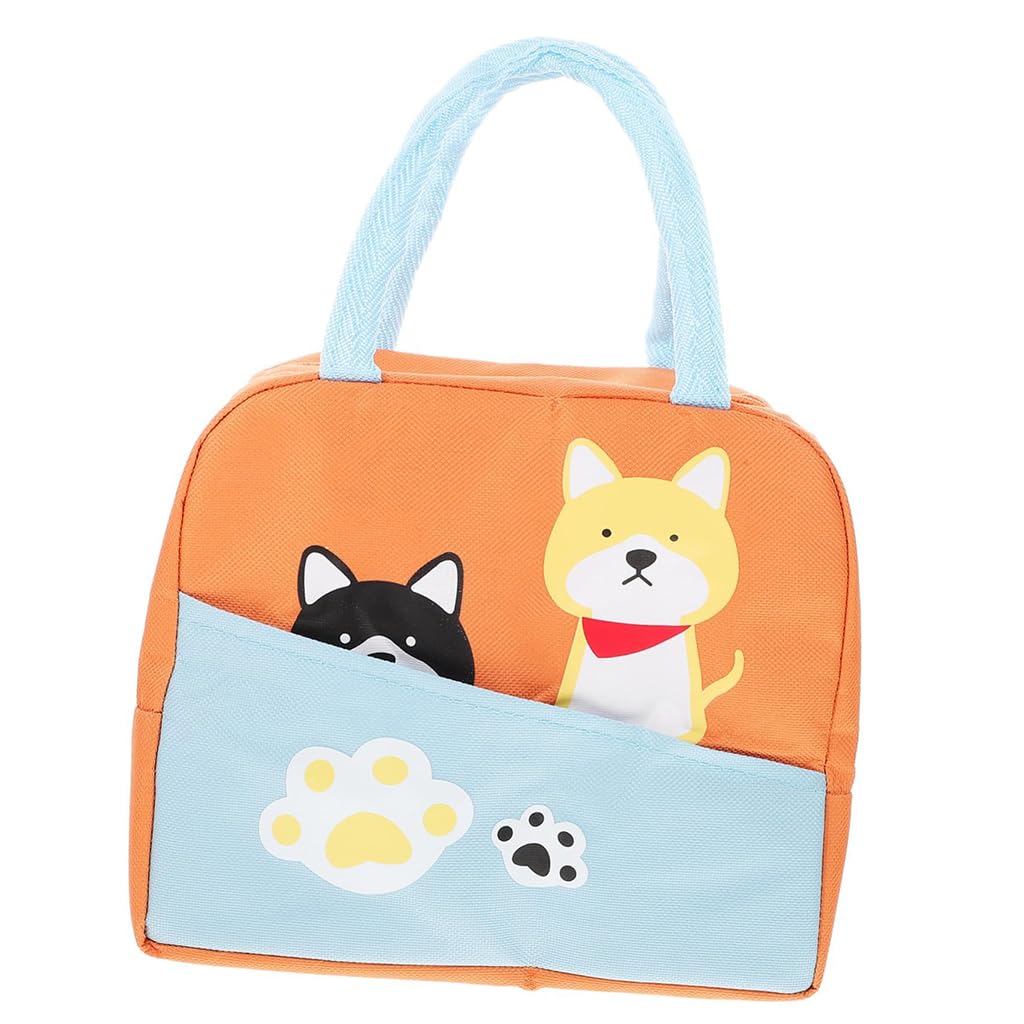 Zibuyu Insulated Lunch Bag for Office and Picnic with 9.05x5.11x7.87 in Capacity | Waterproof Oxford Cloth for Kids and Adults