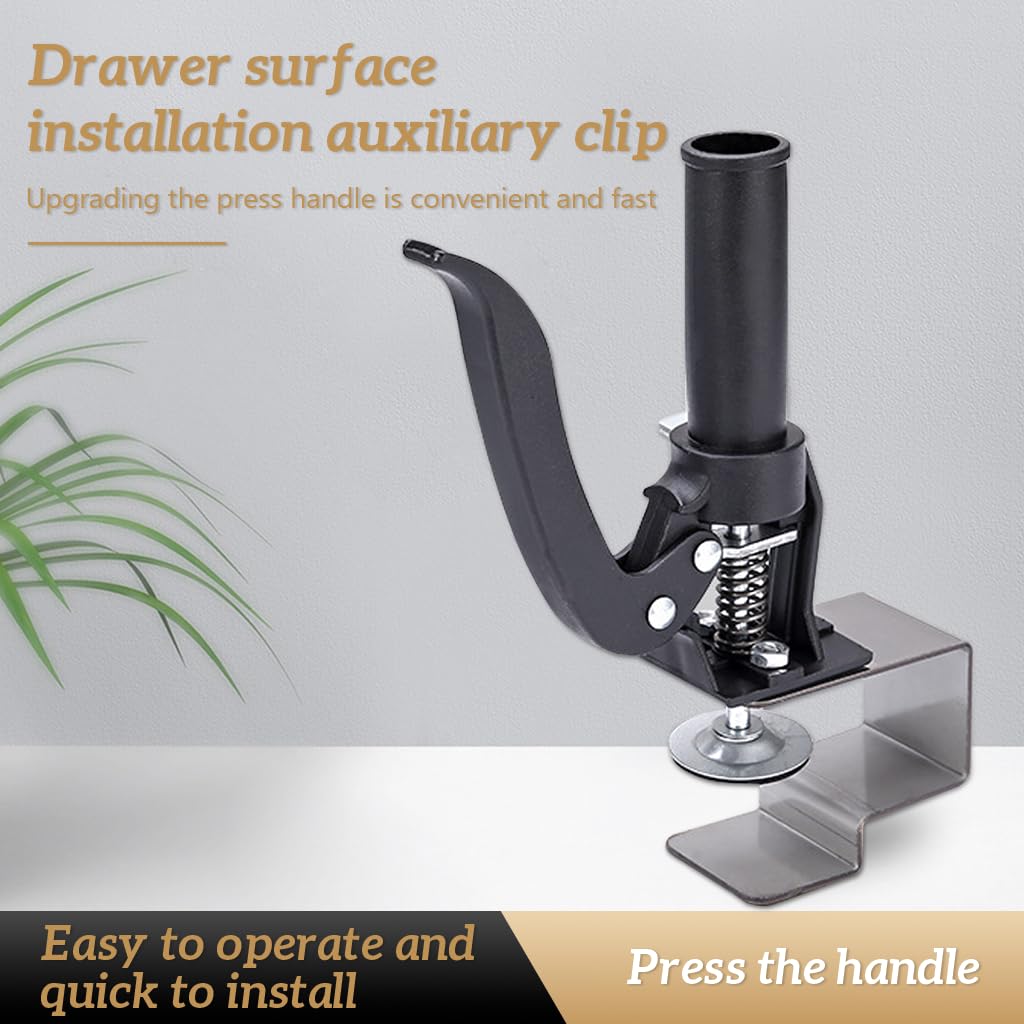 Serplex Woodwork Clamp for Drawer Front Mounting featuring Self Adapting Jig & Stainless Steel | 2PCS Cabinet Installation Tool