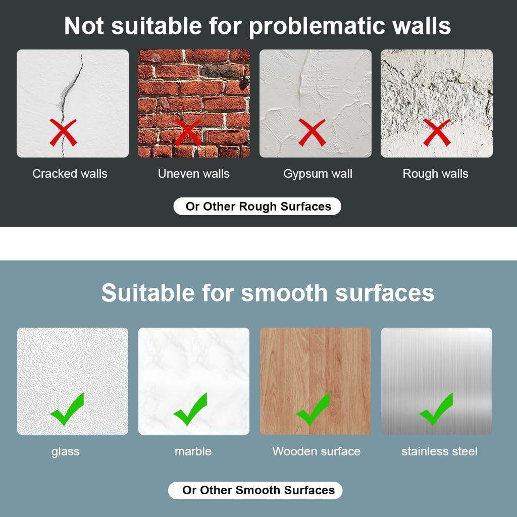 Serplex Self Adhesive Hook and Loop Strips 12 Pcs 19x92mm for Wall Mounting | Reusable and Flexible