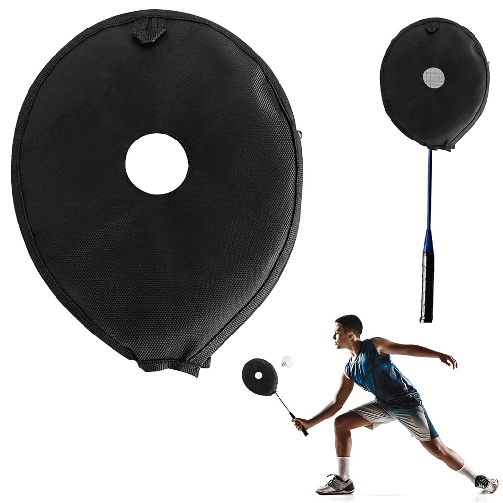 Proberos Badminton Racket Training Cover for Swing Practice featuring Zip Up Design | Protective Sleeve for Travel and Skill Development