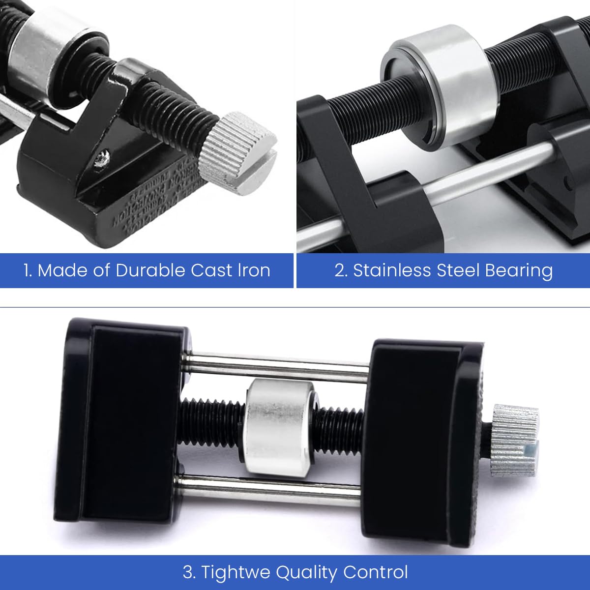 Serplex Chisel Sharpening Jig for 1/4–2 Chisels and 1-3/8–3-1/8 Planer Blades with Cast Aluminum Body
