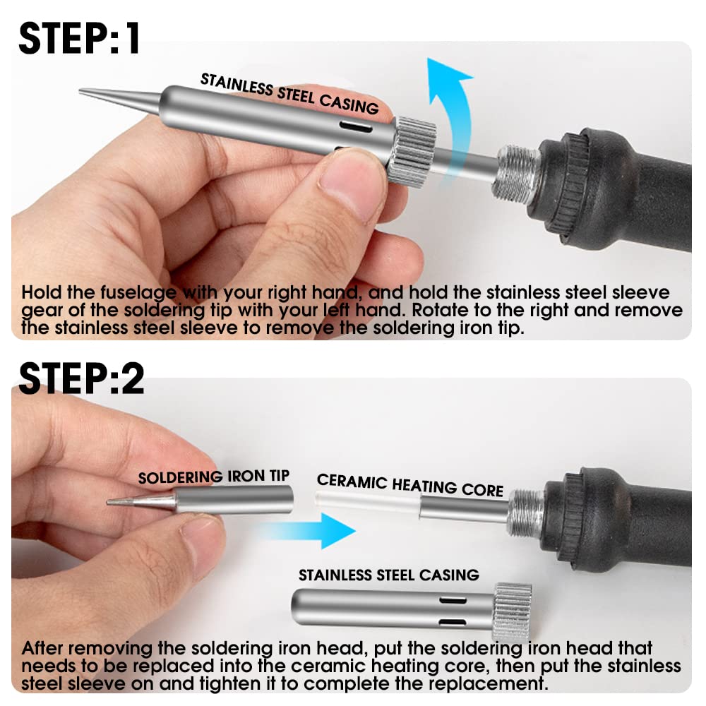 Serplex Soldering Iron Kit for Repair Work with Adjustable 180–520°C LCD Control | 16 Pcs Set