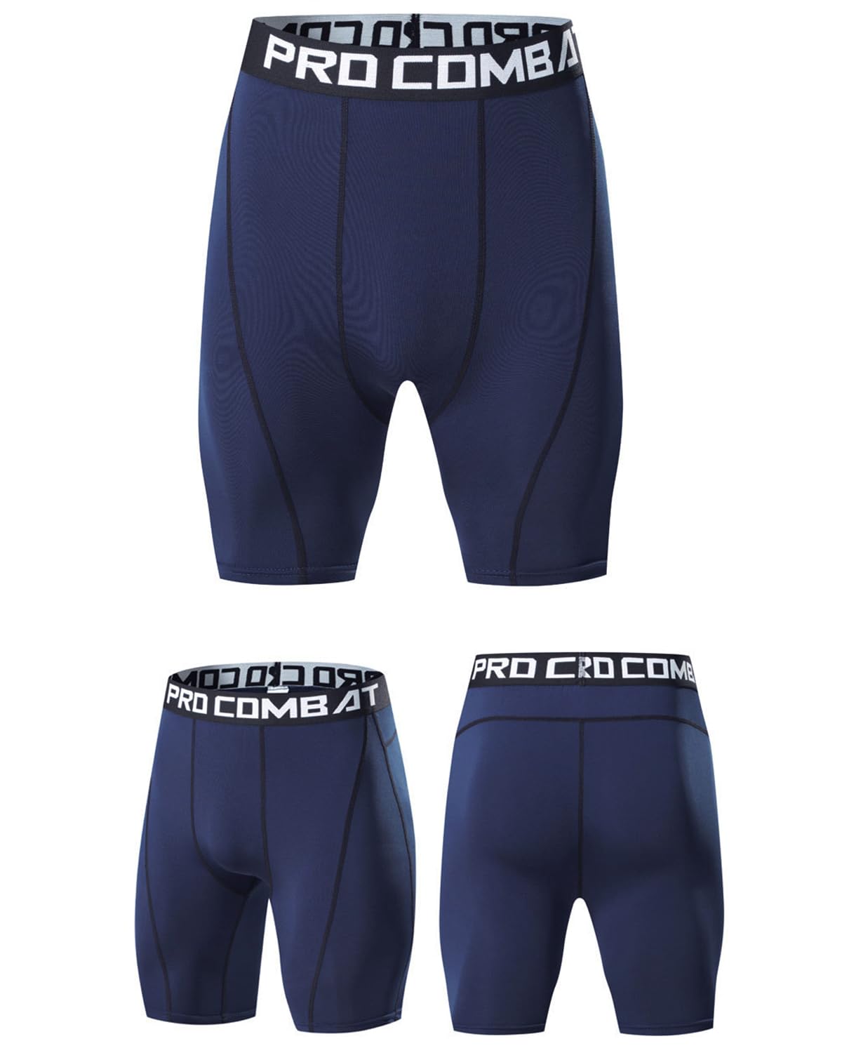 Optifit Men's Compression Shorts for Workout with Elastic Waistband and Quick Dry Fabric | XL 60–75 kg