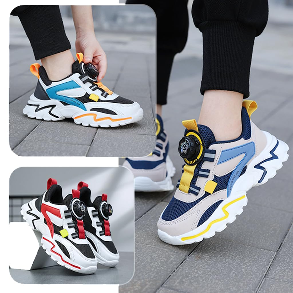 MAYCREATE No Tie Shoelaces for Kids featuring 84cm Elastic TPU Wire and ABS Knob Design