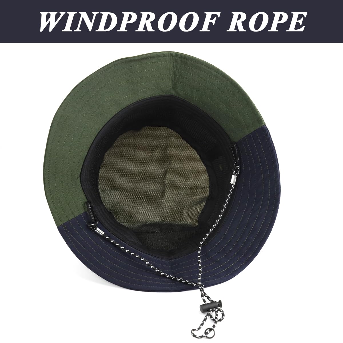 GUSTAVE Bucket Hat for Camping and Travel with Adjustable Chin Strap 54–58cm | Quick Dry Sun Protection for Women and Men