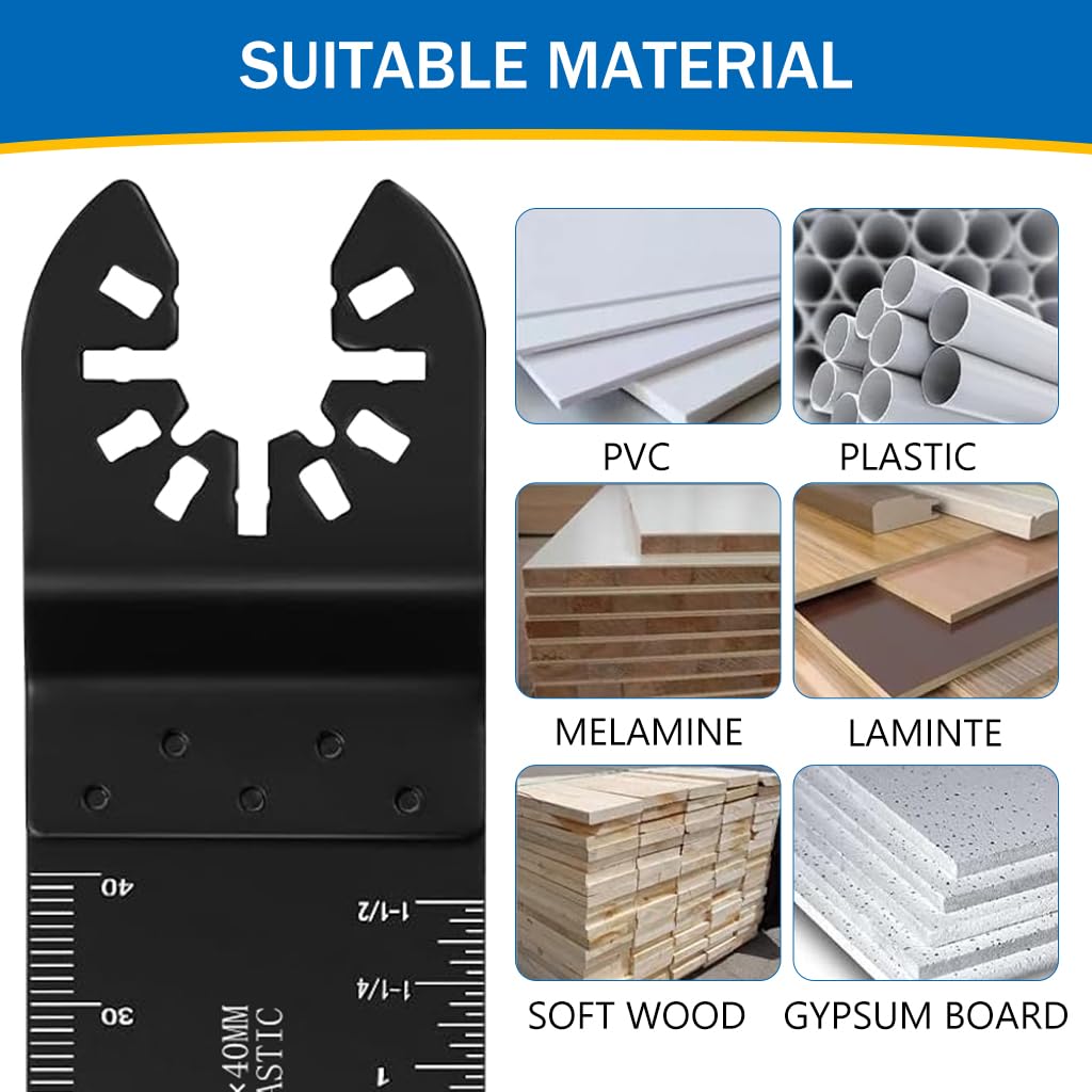 Serplex Cutting Blades Tool for Power Drill with Quick Release and Carbon Steel | 2Pcs