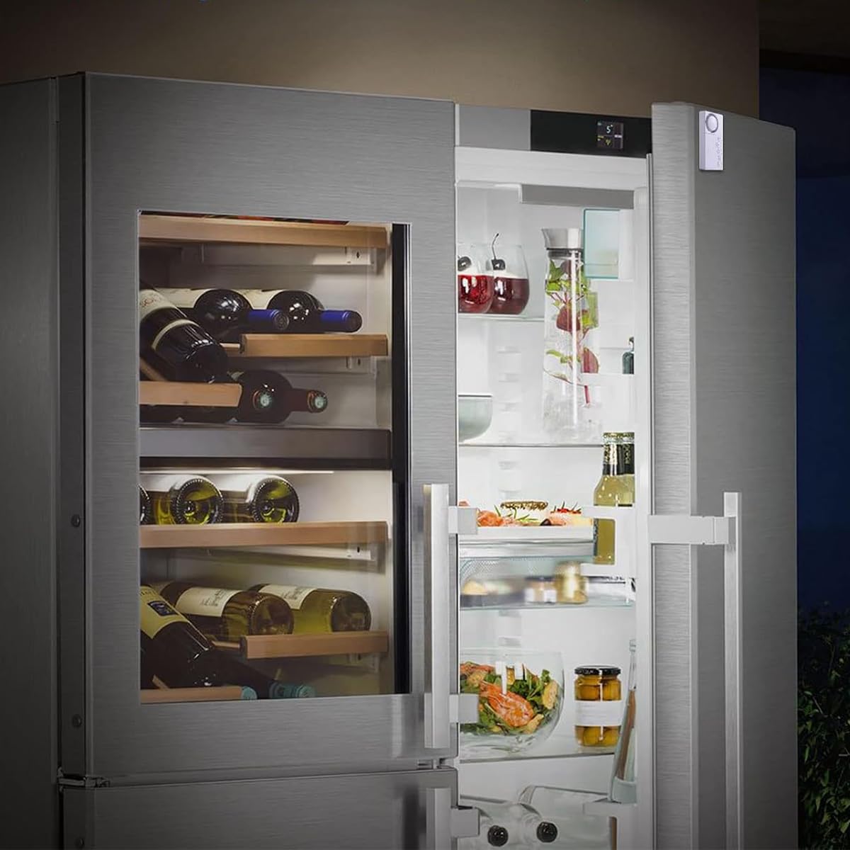 Serplex Door Alarm for Home Security with 108dB Loud Alert and Quick Response Sensor | Self Adhesive Design