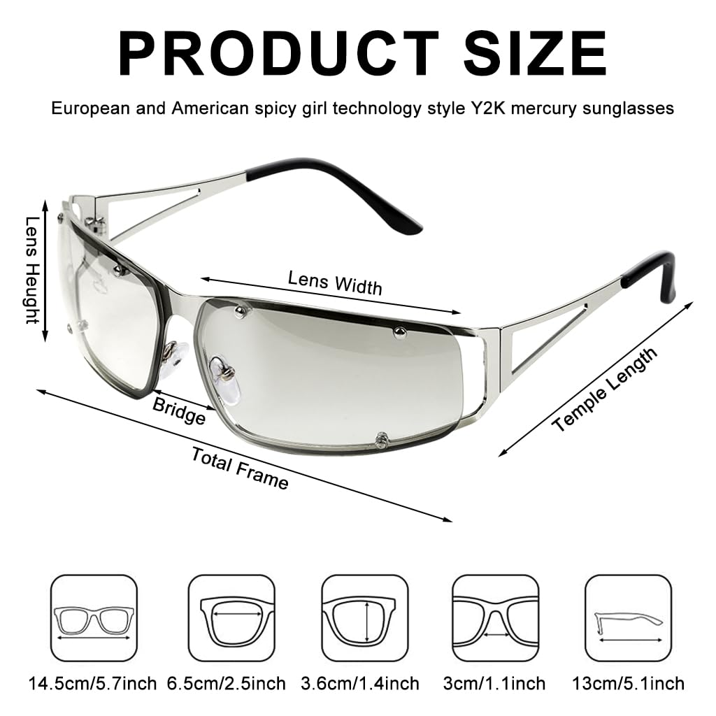 Proberos Sunglasses for Outdoor and Daily Use featuring Polarized UV400 52mm Lenses | with Leather Case
