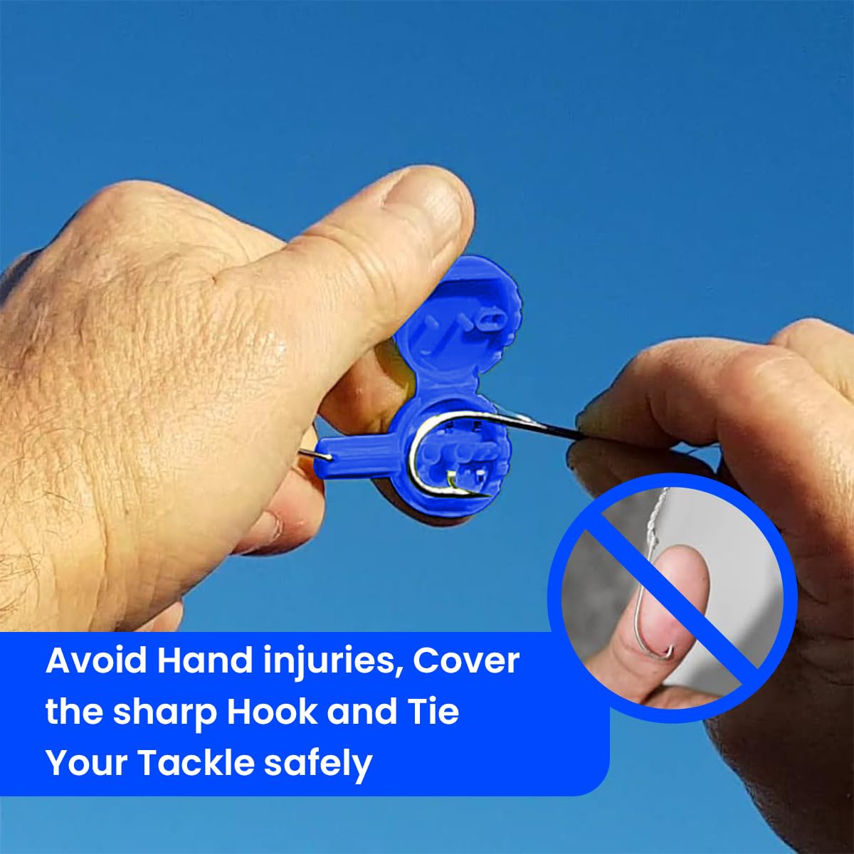 Proberos Fishing Knot Tying Tool for Easy Line Knots with Metal and Plastic Build | Compact Design for Beginner Anglers