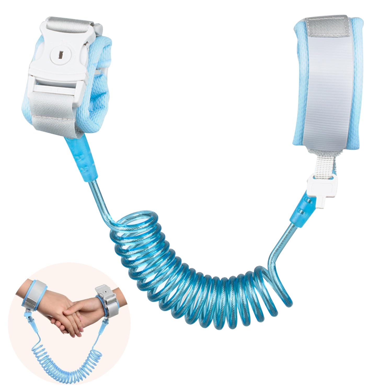 ZIBUYU® Child Safety Wristband with 360° Rotating Cuff